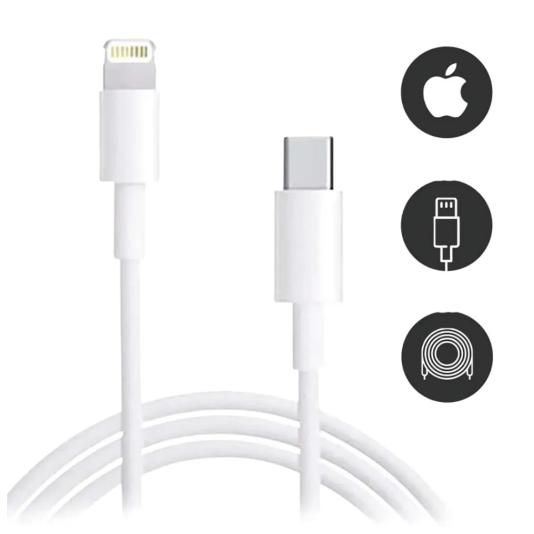 Cable USB-C a Lightning para iPhone, iPad e iPod | Carga y Sincronización