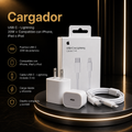 Cargador 20W USB-C + Cable Lightning para iPhone y iPad