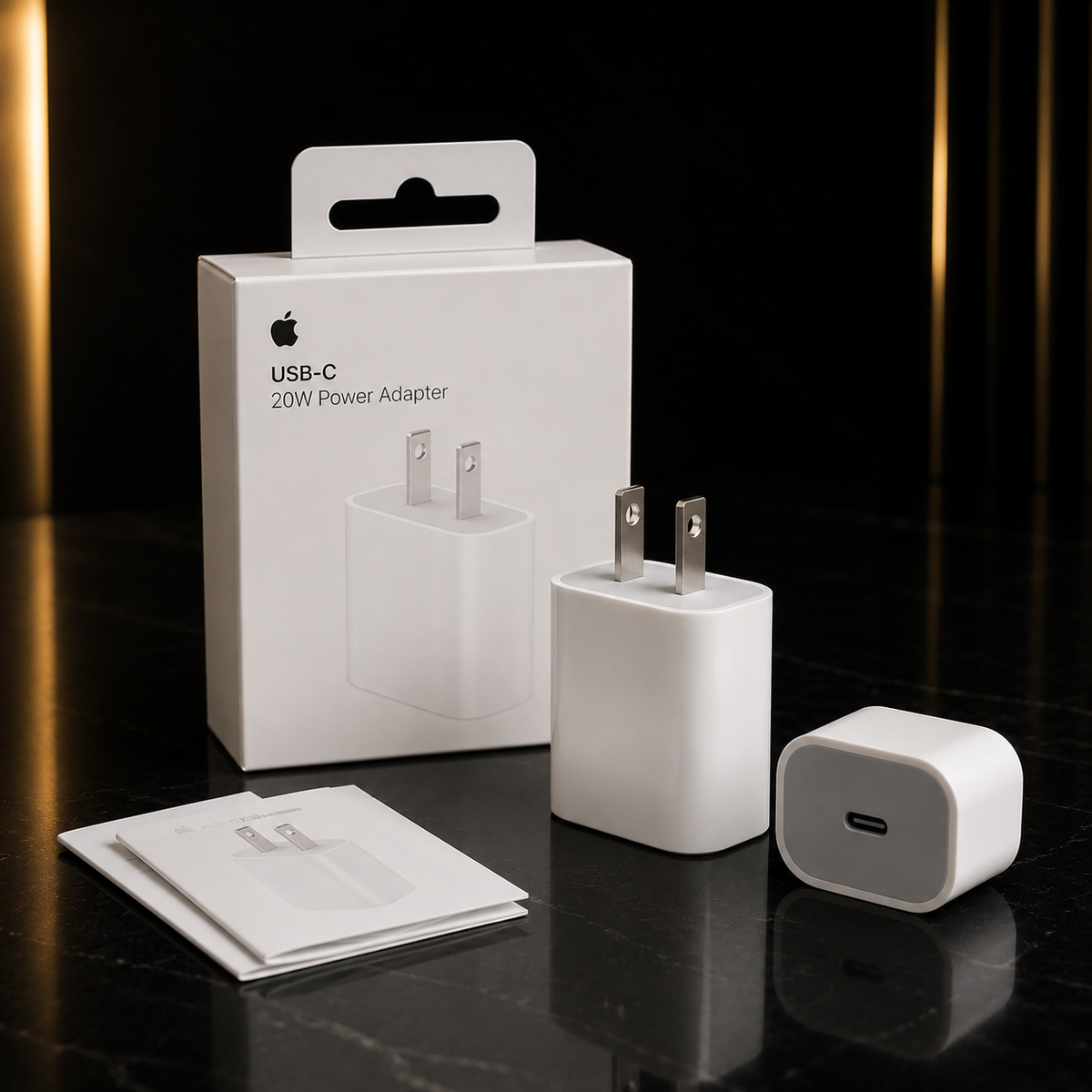 Cargador 20W USB-C + Cable Lightning para iPhone y iPad