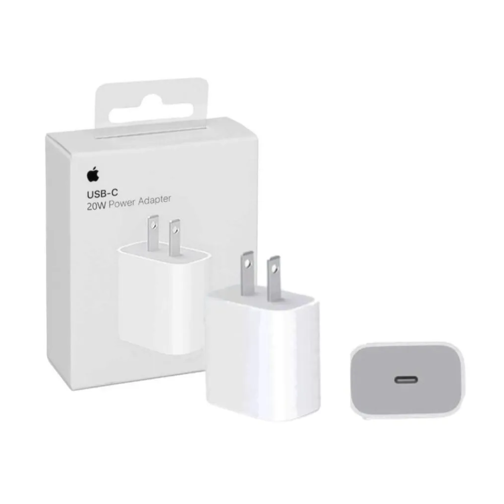 Adaptador de Corriente USB-C 20W Compacto para iPhone e iPad